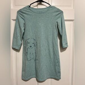 American Girl Kids Size Medium Dog Honey Shirt Dress Pajama Night Gown